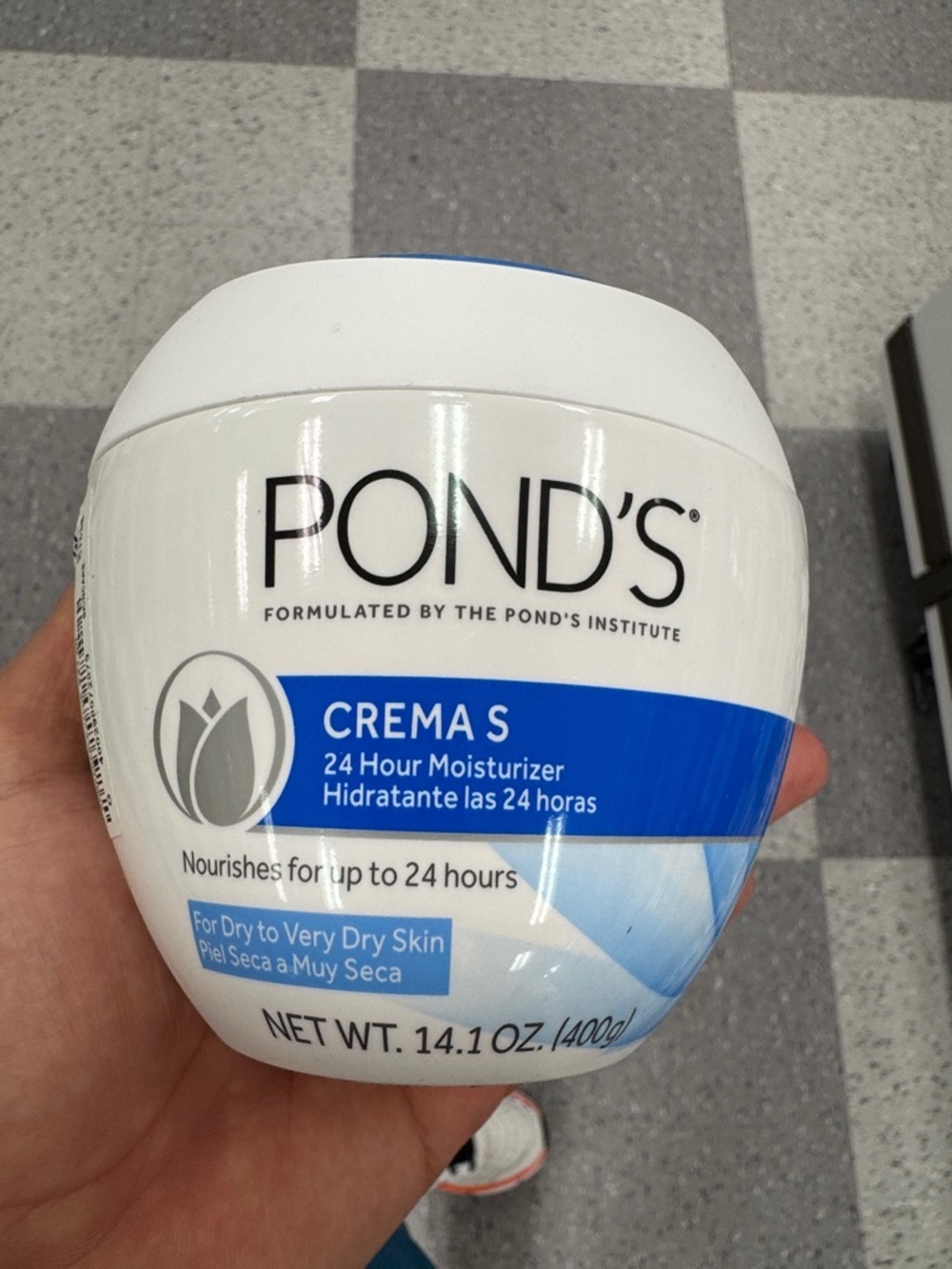 POND'S Crema S 24 Hour Moisturizer - White & Blue